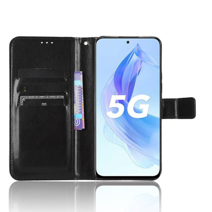 For Honor 90 Lite 5G / X50i 5G Crazy Horse Texture PU Leather Phone Wallet Case Stand Shockproof Cover