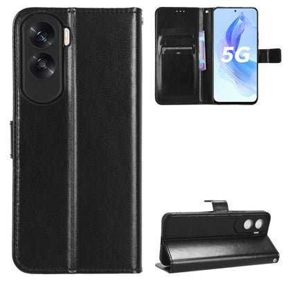 For Honor 90 Lite 5G / X50i 5G Crazy Horse Texture PU Leather Phone Wallet Case Stand Shockproof Cover