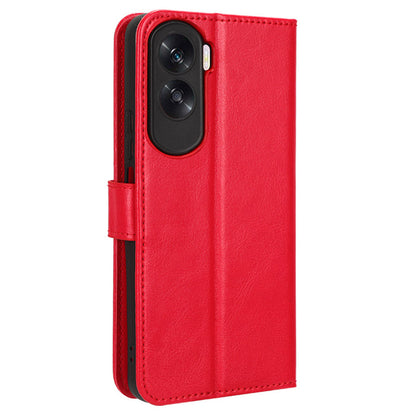For Honor 90 Lite 5G / X50i 5G Crazy Horse Texture PU Leather Phone Wallet Case Stand Shockproof Cover