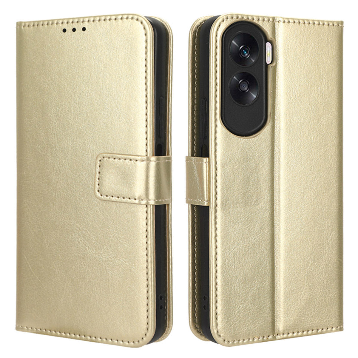 For Honor 90 Lite 5G / X50i 5G Crazy Horse Texture PU Leather Phone Wallet Case Stand Shockproof Cover
