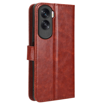 For Honor 90 Lite 5G / X50i 5G Crazy Horse Texture PU Leather Phone Wallet Case Stand Shockproof Cover