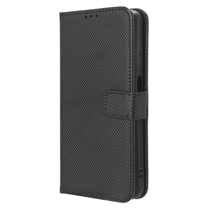 For Motorola Moto G Stylus (2023) PU Leather Flip Case Diamond Texture Wallet Stand Phone Cover