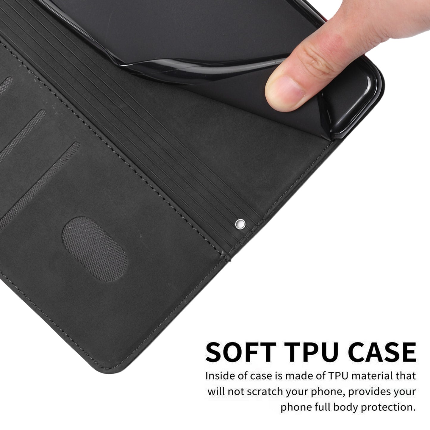 For Infinix Hot 30i Phone Cover Heart Imprint Leather Wallet Stand Phone Case with Shoulder Strap