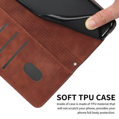 For Infinix Hot 30i Phone Cover Heart Imprint Leather Wallet Stand Phone Case with Shoulder Strap