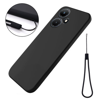 For Infinix Hot 30 Play Liquid Silicone Anti-drop Phone Case Soft Lining Protection Cover