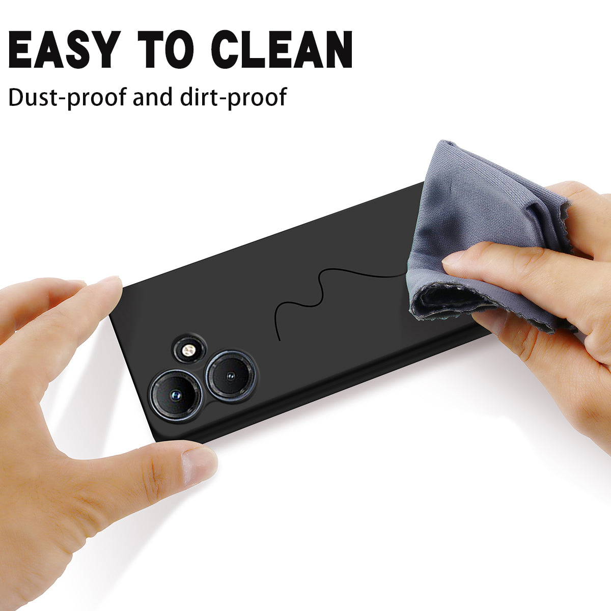 For Infinix Hot 30 Play Liquid Silicone Anti-drop Phone Case Soft Lining Protection Cover