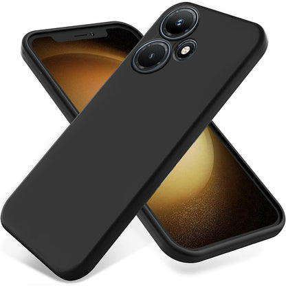 For Infinix Hot 30 Soft Lining Liquid Silicone Back Cover Drop-proof Mobile Phone Case