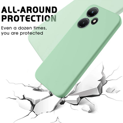 For Infinix Hot 30 Soft Lining Liquid Silicone Back Cover Drop-proof Mobile Phone Case