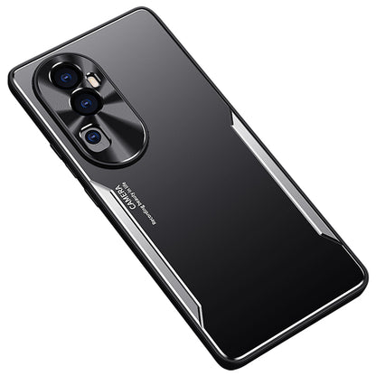 For Oppo Reno10 Pro+ 5G Dustproof Mobile Phone Case Anti-Scratch Aluminium Alloy + TPU Smartphone Cover