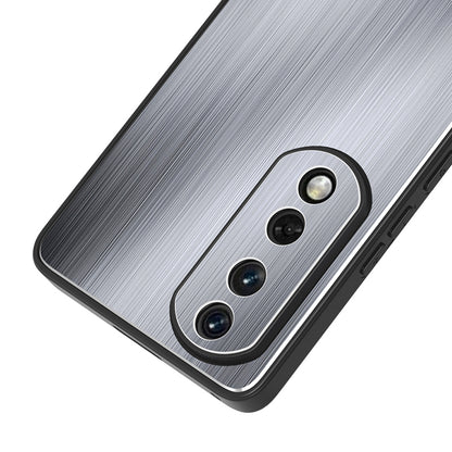 For Honor 90 Aluminium Alloy Back TPU Frame Phone Case Shockproof Brushed Cover