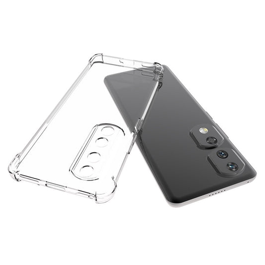 For Honor 90 Pro Anti-Slip Anti-drop Cell Phone Case Soft TPU Transparent Smartphone Cover