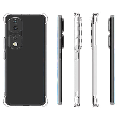 For Honor 90 Pro Anti-Slip Anti-drop Cell Phone Case Soft TPU Transparent Smartphone Cover