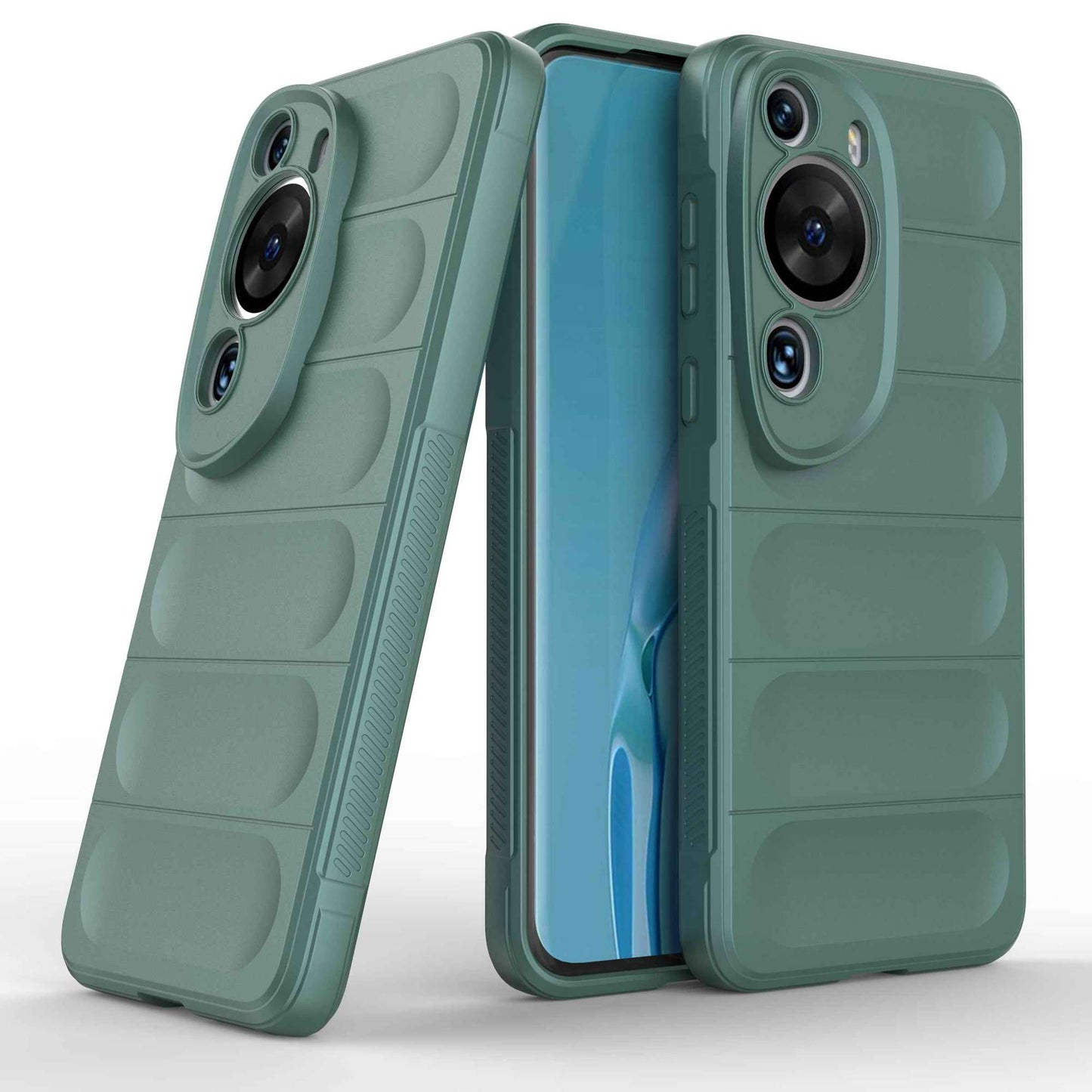 For Huawei P60 Art Shock-Absorbed Phone Shell Soft TPU Cell Phone Case Dustproof Protective Cover