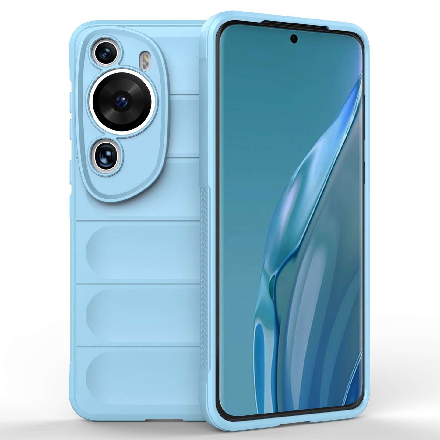 For Huawei P60 Art Shock-Absorbed Phone Shell Soft TPU Cell Phone Case Dustproof Protective Cover