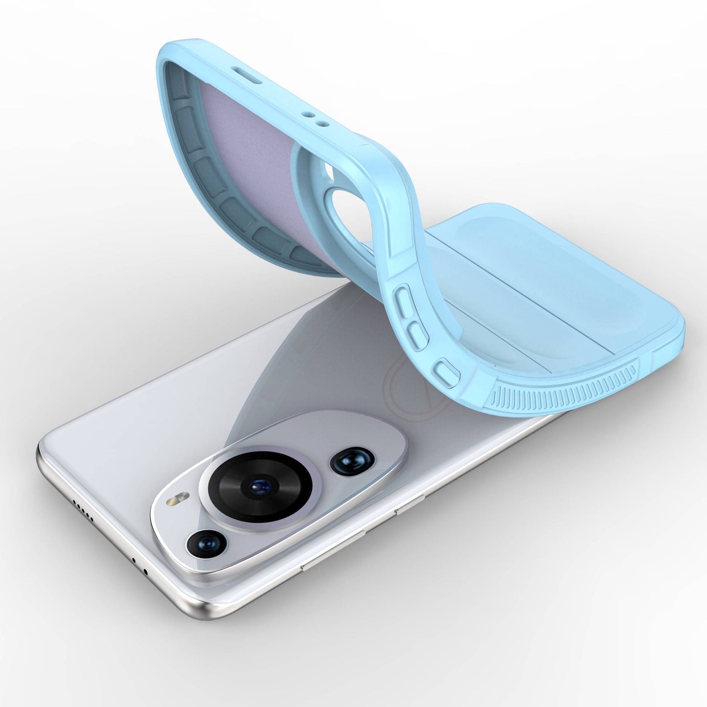 For Huawei P60 Art Shock-Absorbed Phone Shell Soft TPU Cell Phone Case Dustproof Protective Cover