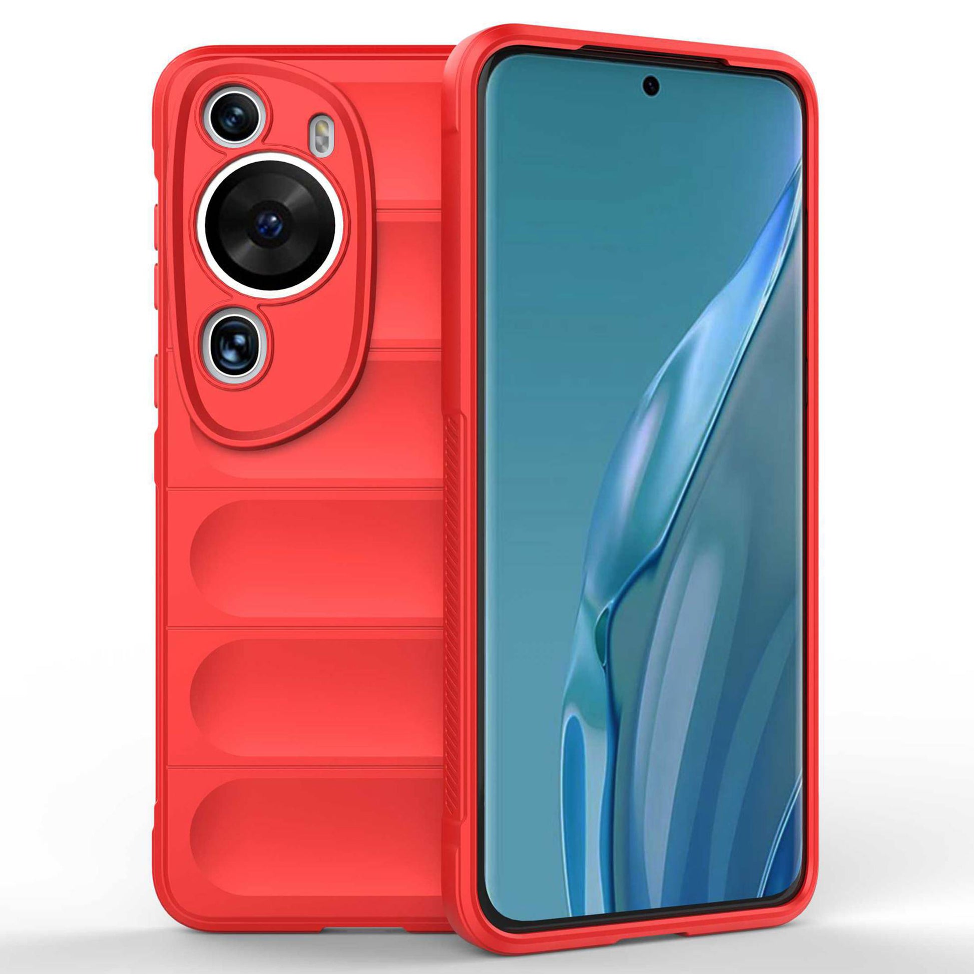 For Huawei P60 Art Shock-Absorbed Phone Shell Soft TPU Cell Phone Case Dustproof Protective Cover