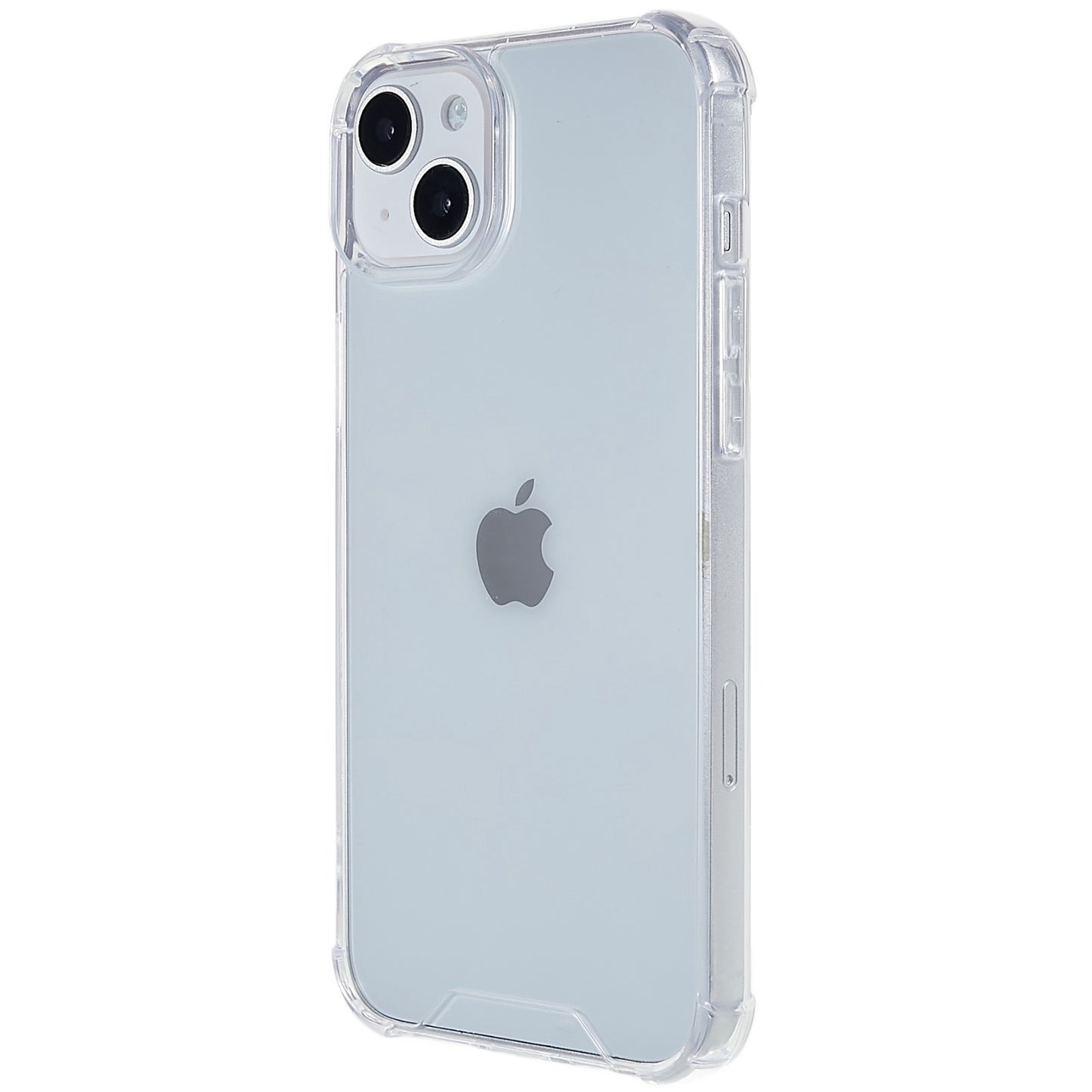 10Pcs For iPhone 14 Plus 1.5mm Corner Protection Phone Cover Acrylic + TPU Clear Phone Case