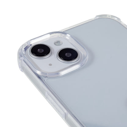 10Pcs For iPhone 14 Plus 1.5mm Corner Protection Phone Cover Acrylic + TPU Clear Phone Case
