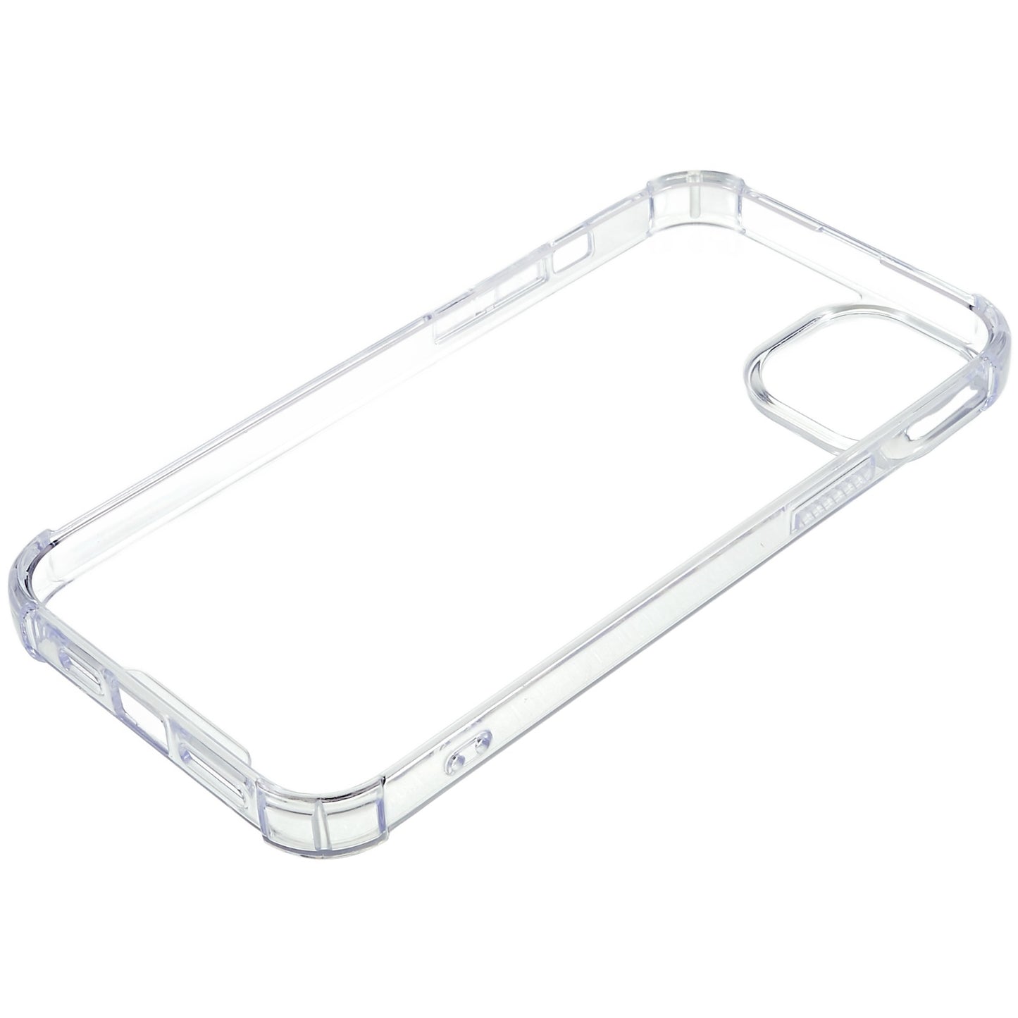 10Pcs For iPhone 14 Plus 1.5mm Corner Protection Phone Cover Acrylic + TPU Clear Phone Case