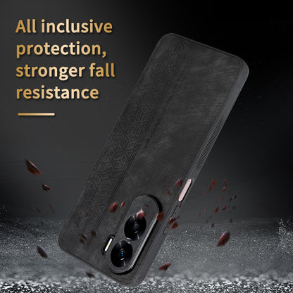 AZNS For Honor X50i 5G / 90 Lite 5G PU Leather+TPU Phone Case Non-Slip Imprinted Cover