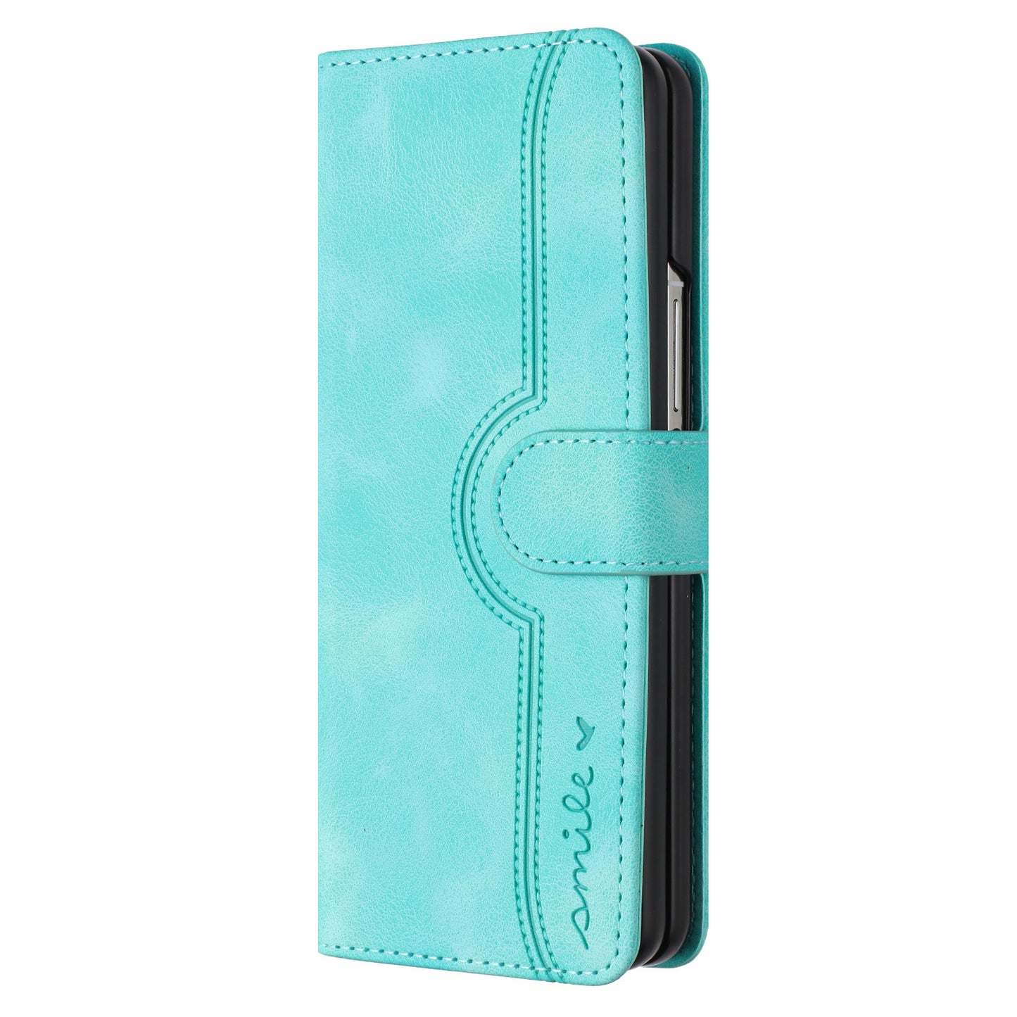YX003 For Samsung Galaxy Z Fold4 5G PU Leather Wallet Folding Phone Case Imprinted Shockproof Cover