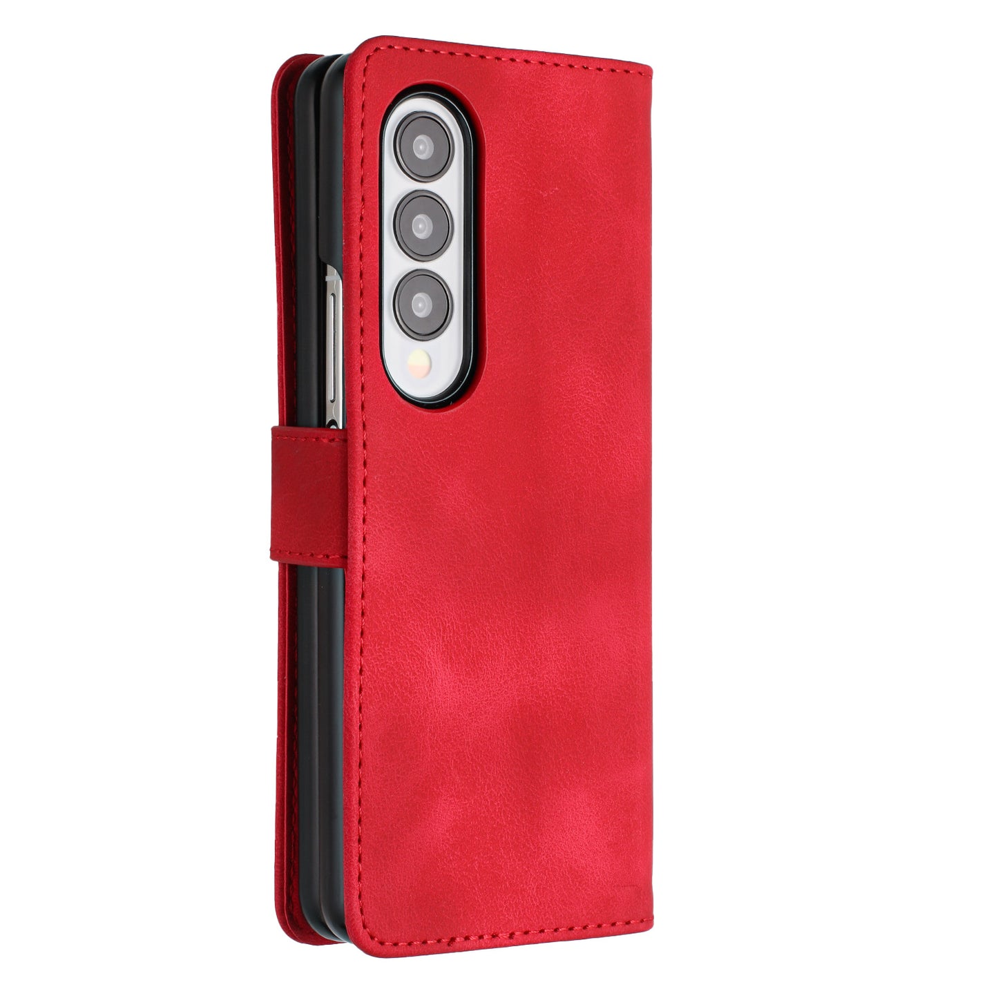 YX003 For Samsung Galaxy Z Fold4 5G PU Leather Wallet Folding Phone Case Imprinted Shockproof Cover