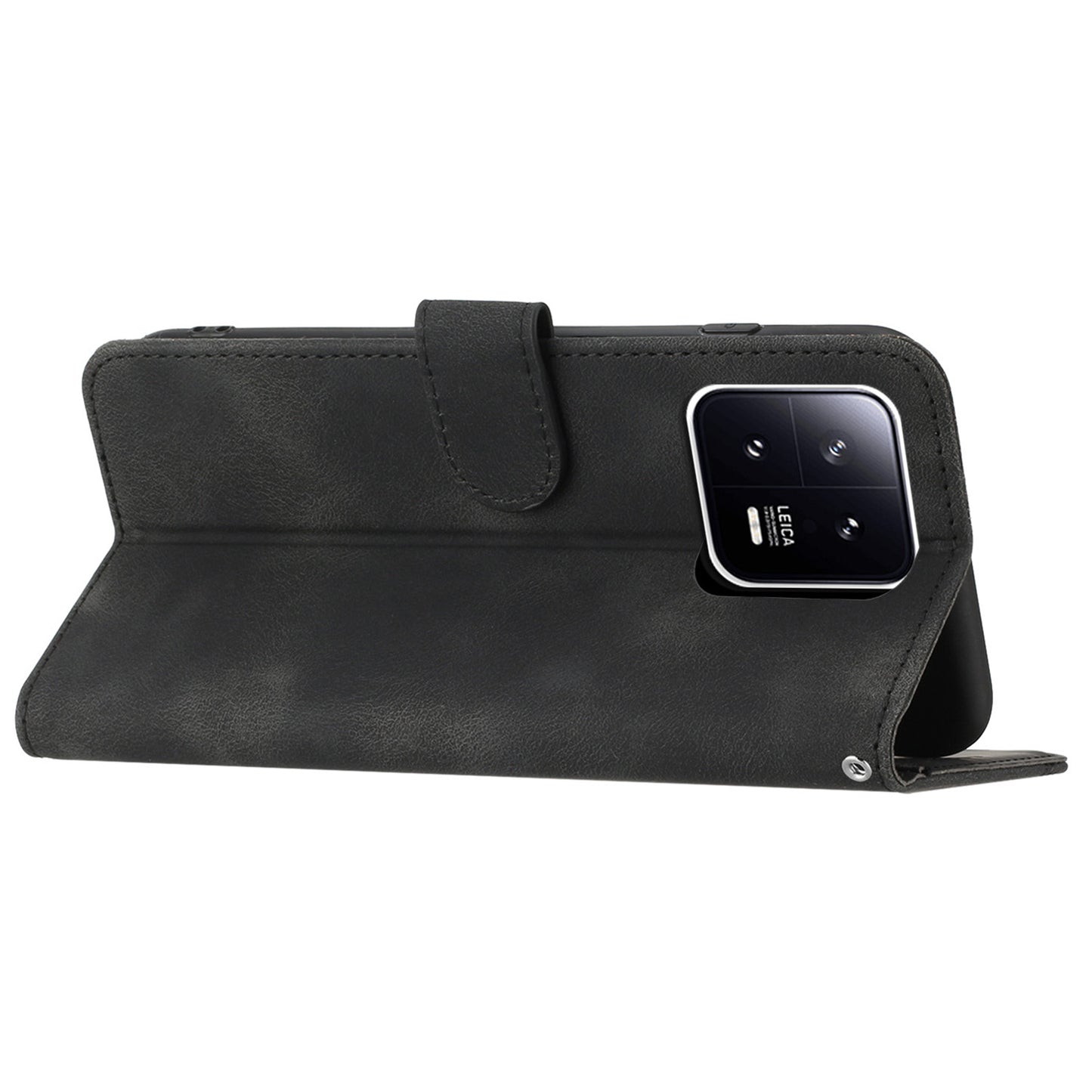 YX003 For Xiaomi 13 Pro 5G Leather Wallet Full Protection Shell Imprinted Phone Case with Stand