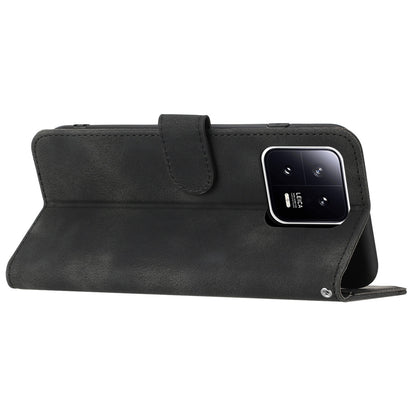 YX003 For Xiaomi 13 Pro 5G Leather Wallet Full Protection Shell Imprinted Phone Case with Stand