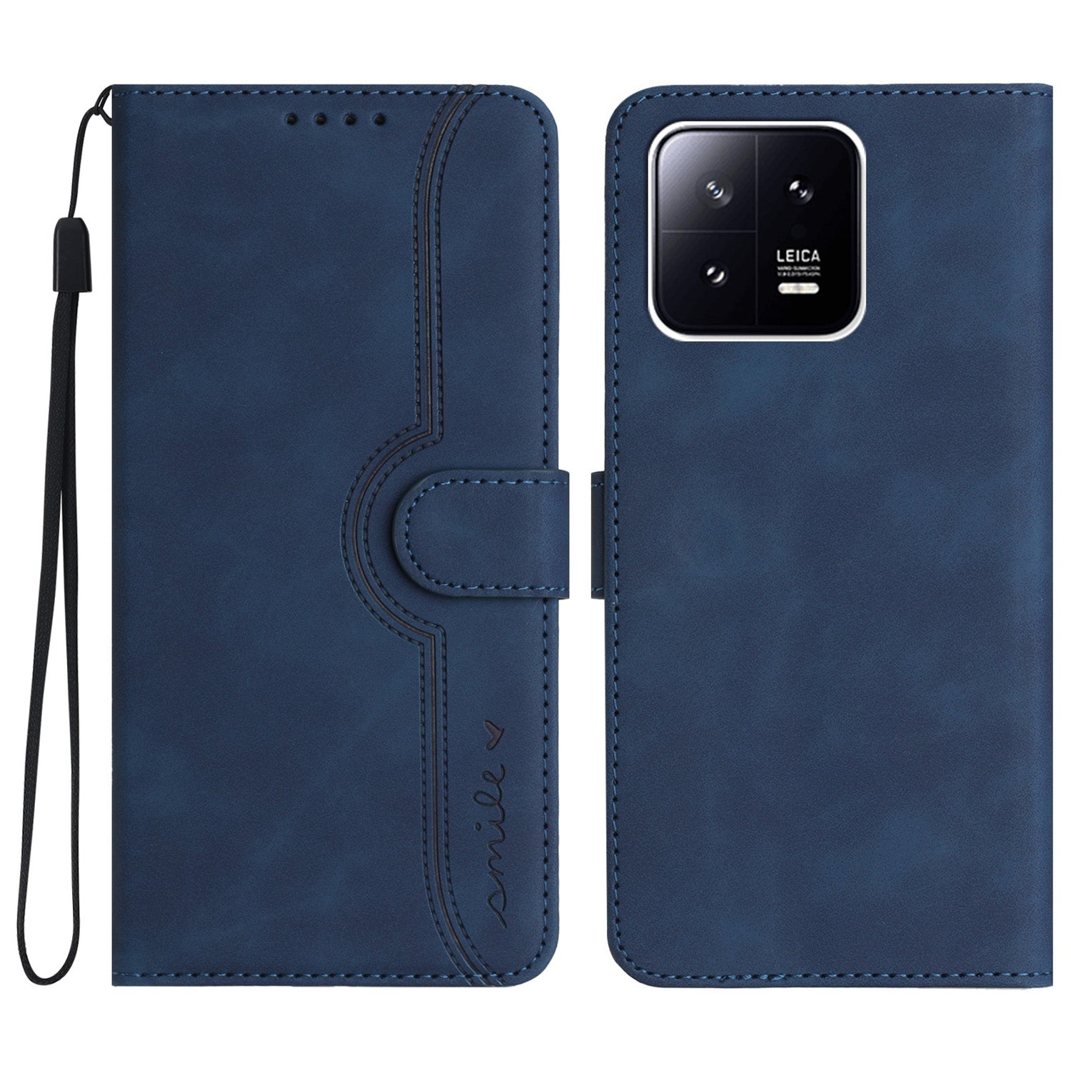 YX003 For Xiaomi 13 Pro 5G Leather Wallet Full Protection Shell Imprinted Phone Case with Stand