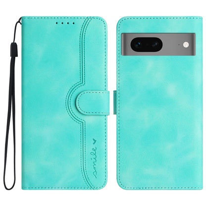 YX003 For Google Pixel 7 5G Imprinted PU Leather Shell Anti-drop Wallet Stand Phone Case