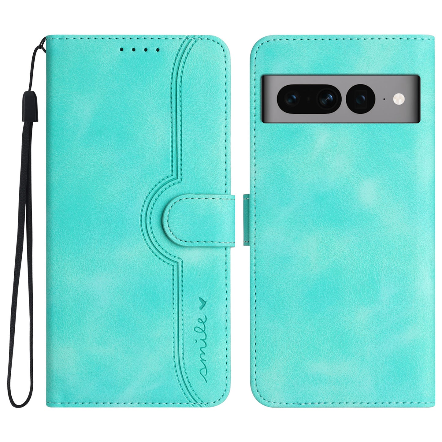 YX003 For Google Pixel 7 Pro 5G Imprinted Leather Stand Cover Cell Phone Wallet Case
