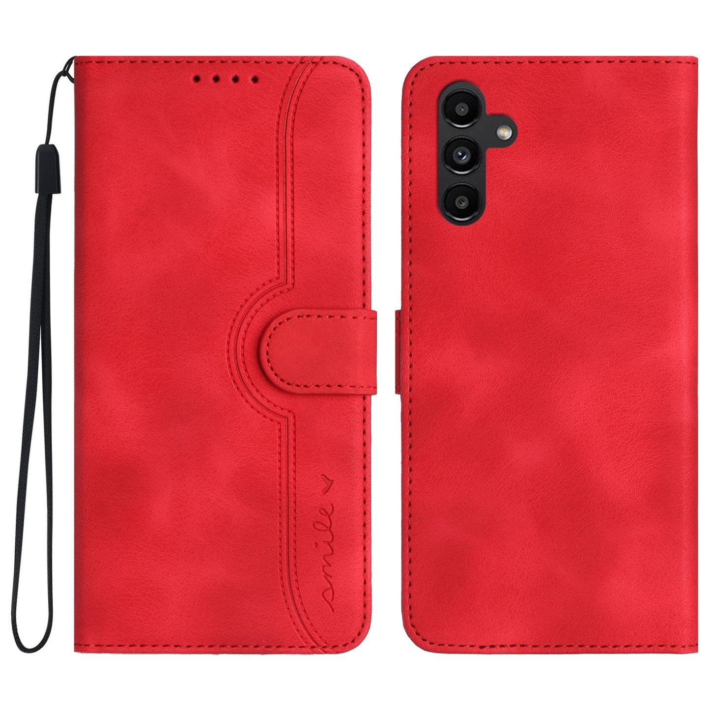 YX0030 For Samsung Galaxy A14 5G Phone Case PU Leather Wallet Stand Imprinted Pattern Cover