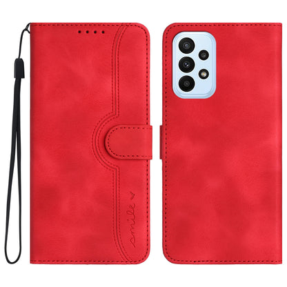 YX0030 For Samsung Galaxy A33 5G Phone Case Imprinted Pattern PU Leather Wallet Cover with Stand