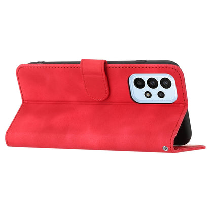 YX0030 For Samsung Galaxy A33 5G Phone Case Imprinted Pattern PU Leather Wallet Cover with Stand