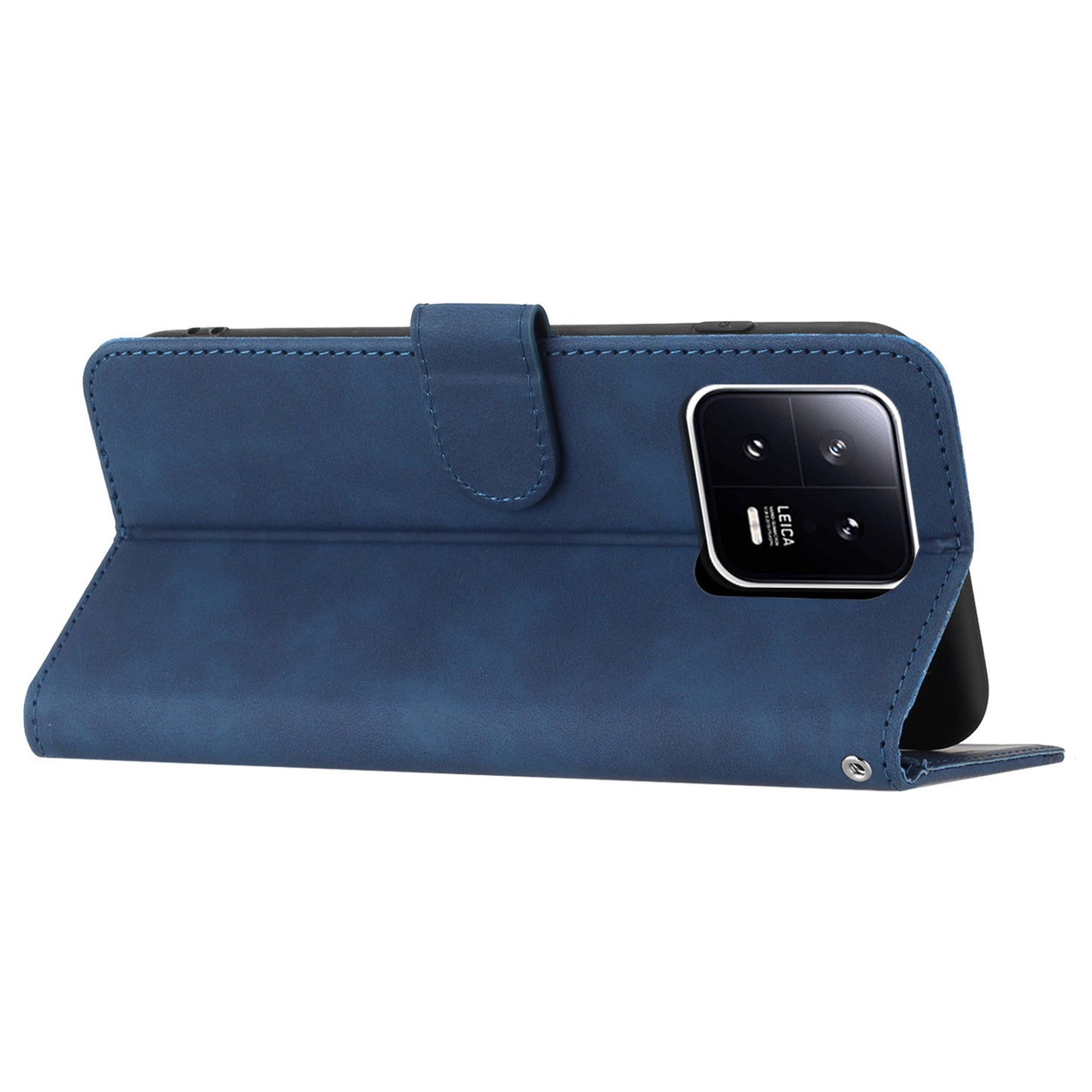 YX0030 PU Leather Flip Cover for Xiaomi 13 Shockproof Wallet Phone Case Imprinted Pattern Anti-Drop Phone Shell