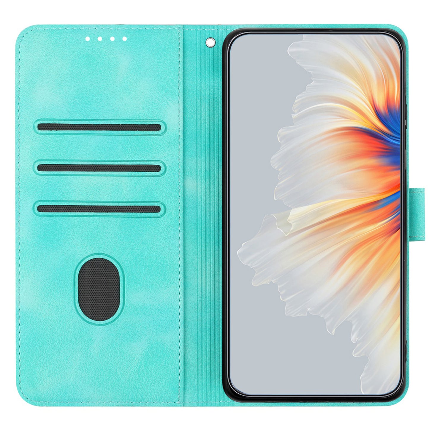 YX003 For iPhone 14 Pro Max PU Leather Wallet Phone Case Folding Stand Imprinted Cover