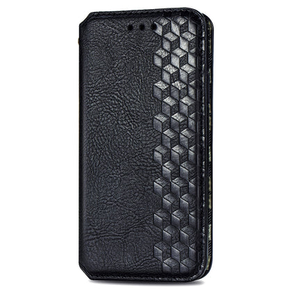 For Xiaomi Poco X5 5G / Redmi Note 12 5G (Global) / (China) / (India) Phone Cover Rhombus Imprint Stand Leather Wallet Case