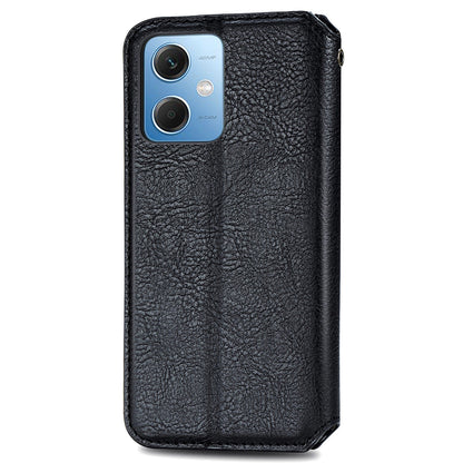 For Xiaomi Poco X5 5G / Redmi Note 12 5G (Global) / (China) / (India) Phone Cover Rhombus Imprint Stand Leather Wallet Case