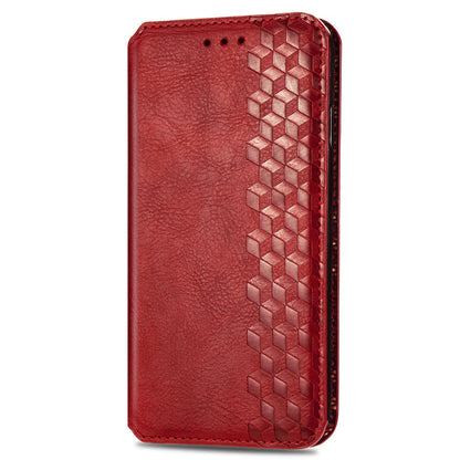 For Xiaomi Poco X5 5G / Redmi Note 12 5G (Global) / (China) / (India) Phone Cover Rhombus Imprint Stand Leather Wallet Case