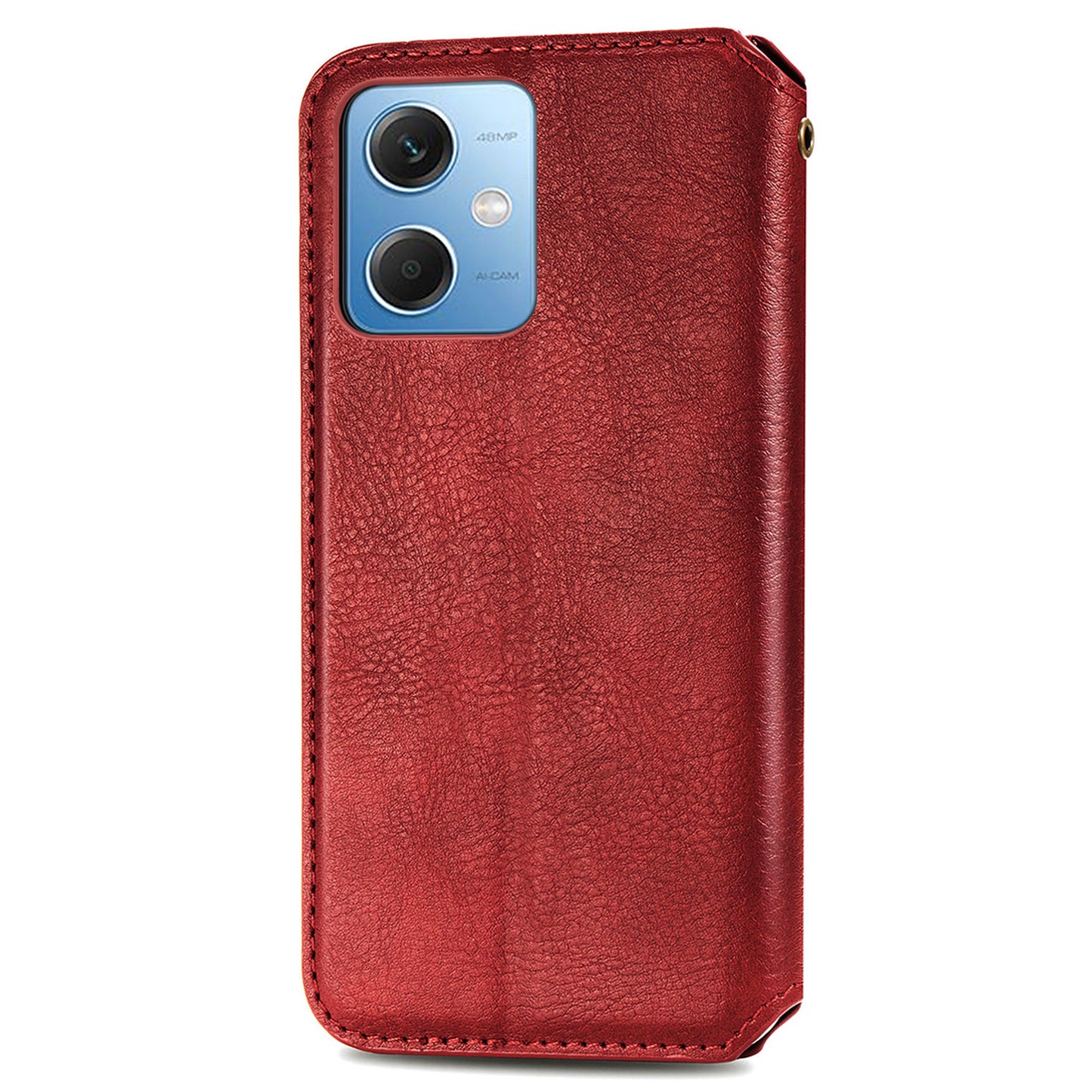 For Xiaomi Poco X5 5G / Redmi Note 12 5G (Global) / (China) / (India) Phone Cover Rhombus Imprint Stand Leather Wallet Case