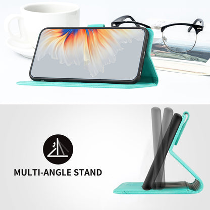 YX003 For Samsung Galaxy A13 5G / A04 4G (164.4 x 76.3 x 9.1 mm) / A04s 4G (164.7 x 76.7 x 9.1 mm) Phone Case PU Leather Wallet Stand Imprinted Cover