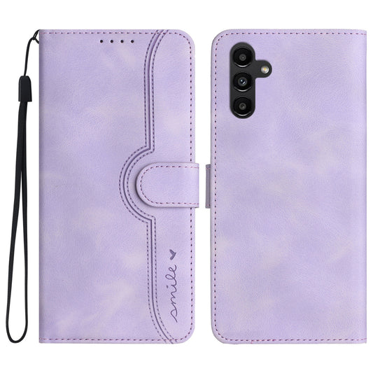 YX003 For Samsung Galaxy A13 5G / A04 4G (164.4 x 76.3 x 9.1 mm) / A04s 4G (164.7 x 76.7 x 9.1 mm) Phone Case PU Leather Wallet Stand Imprinted Cover