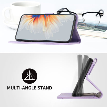 YX003 For Samsung Galaxy A13 5G / A04 4G (164.4 x 76.3 x 9.1 mm) / A04s 4G (164.7 x 76.7 x 9.1 mm) Phone Case PU Leather Wallet Stand Imprinted Cover