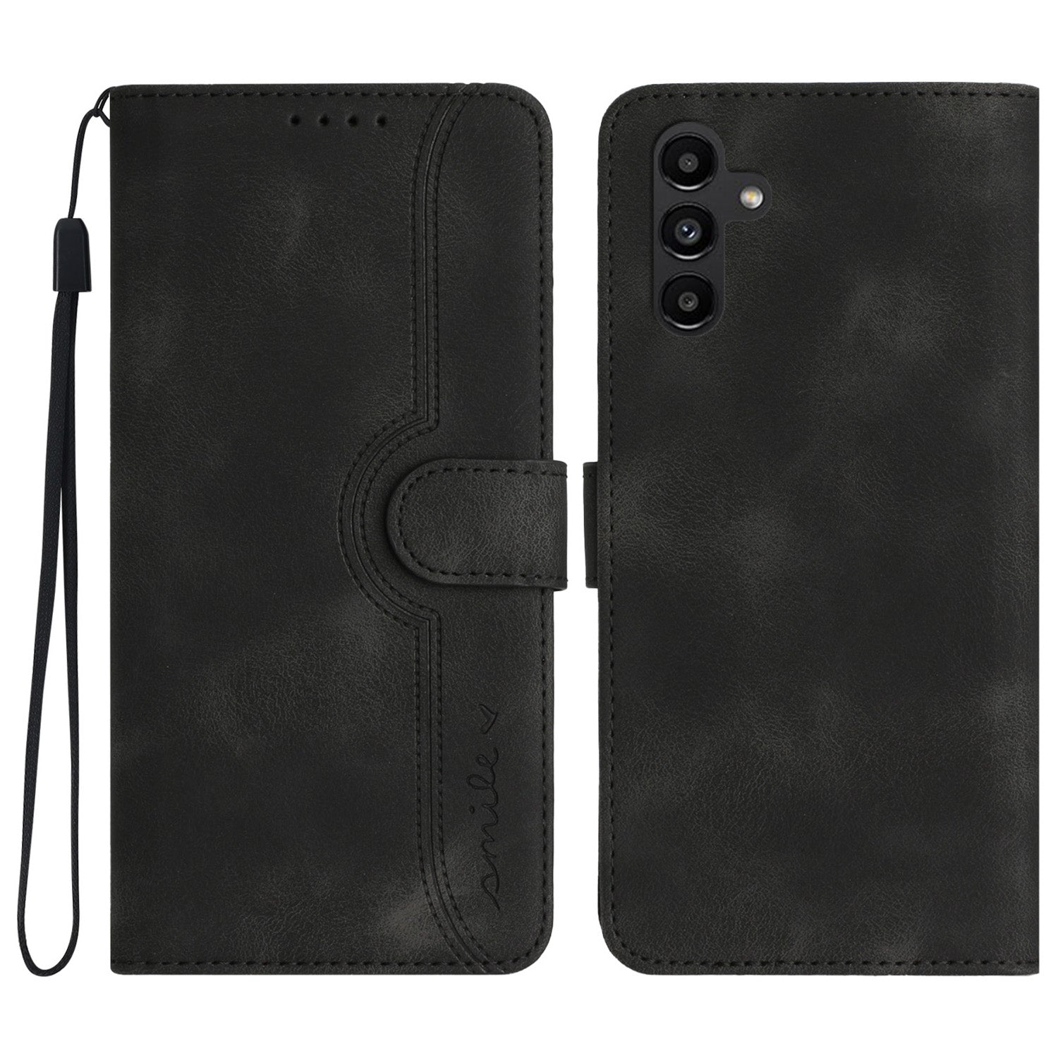 YX003 For Samsung Galaxy A13 5G / A04 4G (164.4 x 76.3 x 9.1 mm) / A04s 4G (164.7 x 76.7 x 9.1 mm) Phone Case PU Leather Wallet Stand Imprinted Cover
