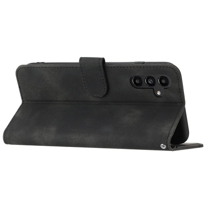 YX003 For Samsung Galaxy A13 5G / A04 4G (164.4 x 76.3 x 9.1 mm) / A04s 4G (164.7 x 76.7 x 9.1 mm) Phone Case PU Leather Wallet Stand Imprinted Cover