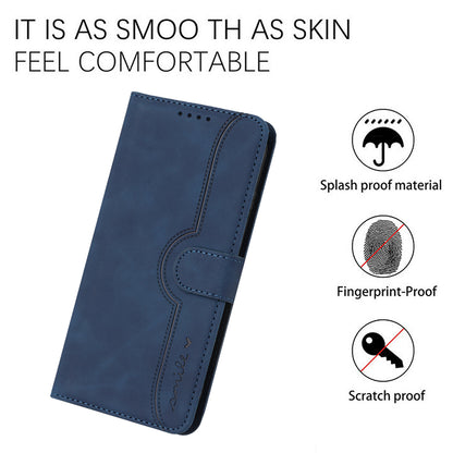 YX003 For Samsung Galaxy A13 5G / A04 4G (164.4 x 76.3 x 9.1 mm) / A04s 4G (164.7 x 76.7 x 9.1 mm) Phone Case PU Leather Wallet Stand Imprinted Cover