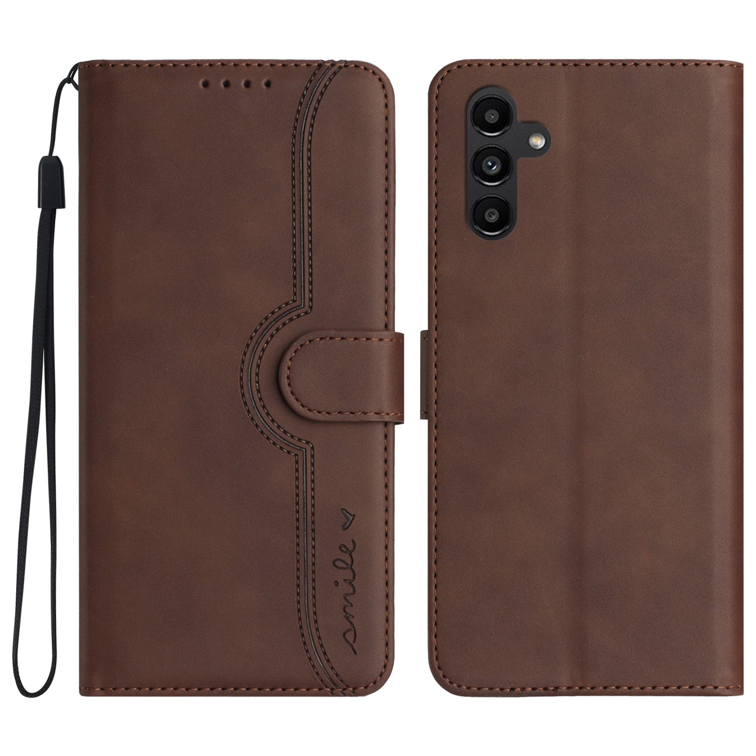 YX003 For Samsung Galaxy A13 5G / A04 4G (164.4 x 76.3 x 9.1 mm) / A04s 4G (164.7 x 76.7 x 9.1 mm) Phone Case PU Leather Wallet Stand Imprinted Cover