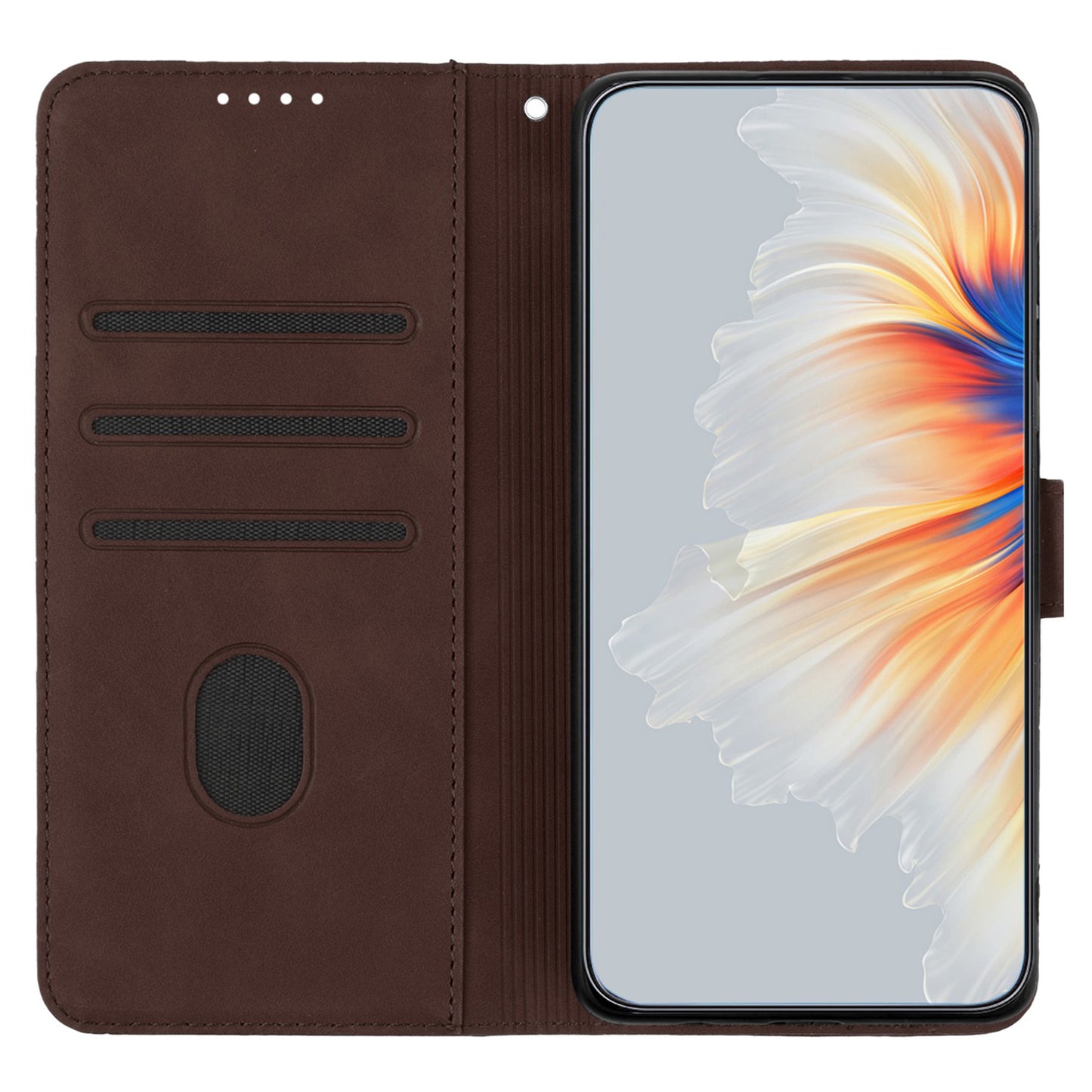 YX003 For Samsung Galaxy A13 5G / A04 4G (164.4 x 76.3 x 9.1 mm) / A04s 4G (164.7 x 76.7 x 9.1 mm) Phone Case PU Leather Wallet Stand Imprinted Cover