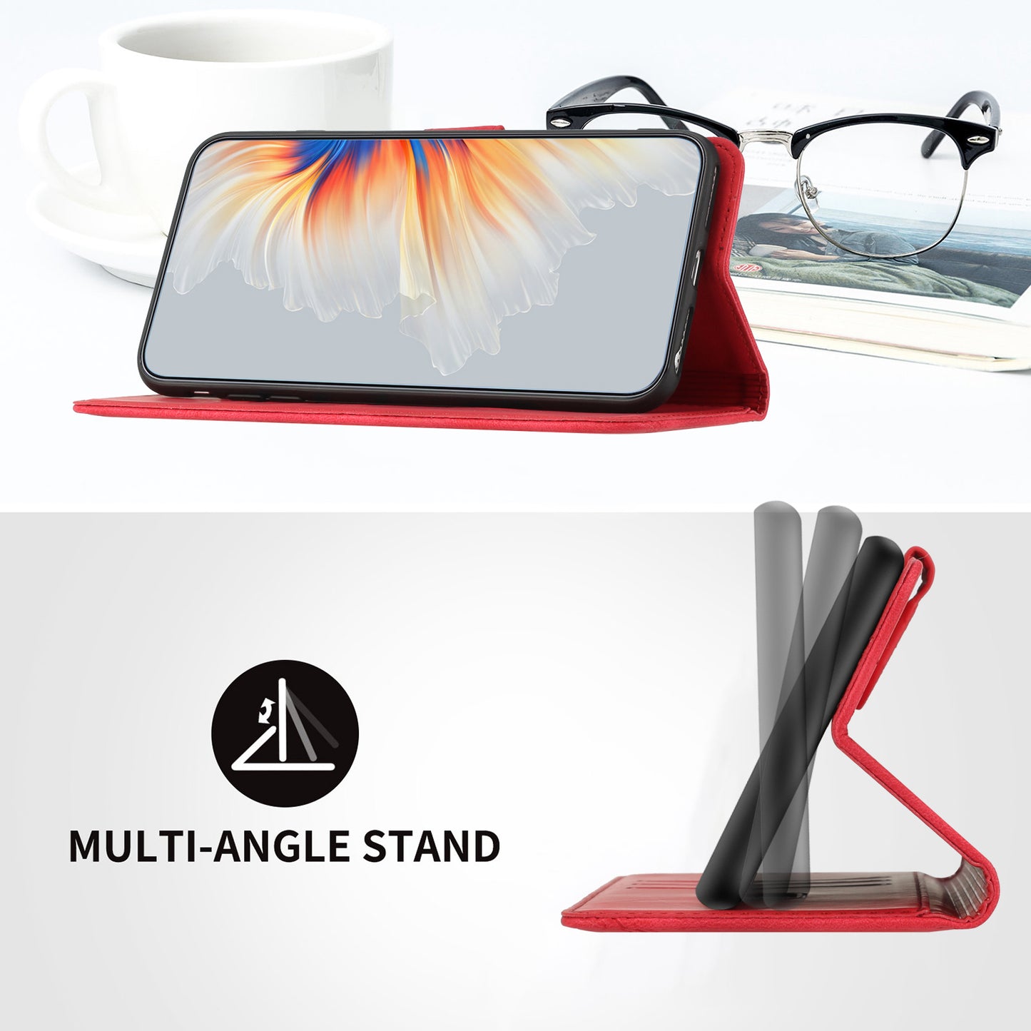 YX003 For Samsung Galaxy A13 5G / A04 4G (164.4 x 76.3 x 9.1 mm) / A04s 4G (164.7 x 76.7 x 9.1 mm) Phone Case PU Leather Wallet Stand Imprinted Cover