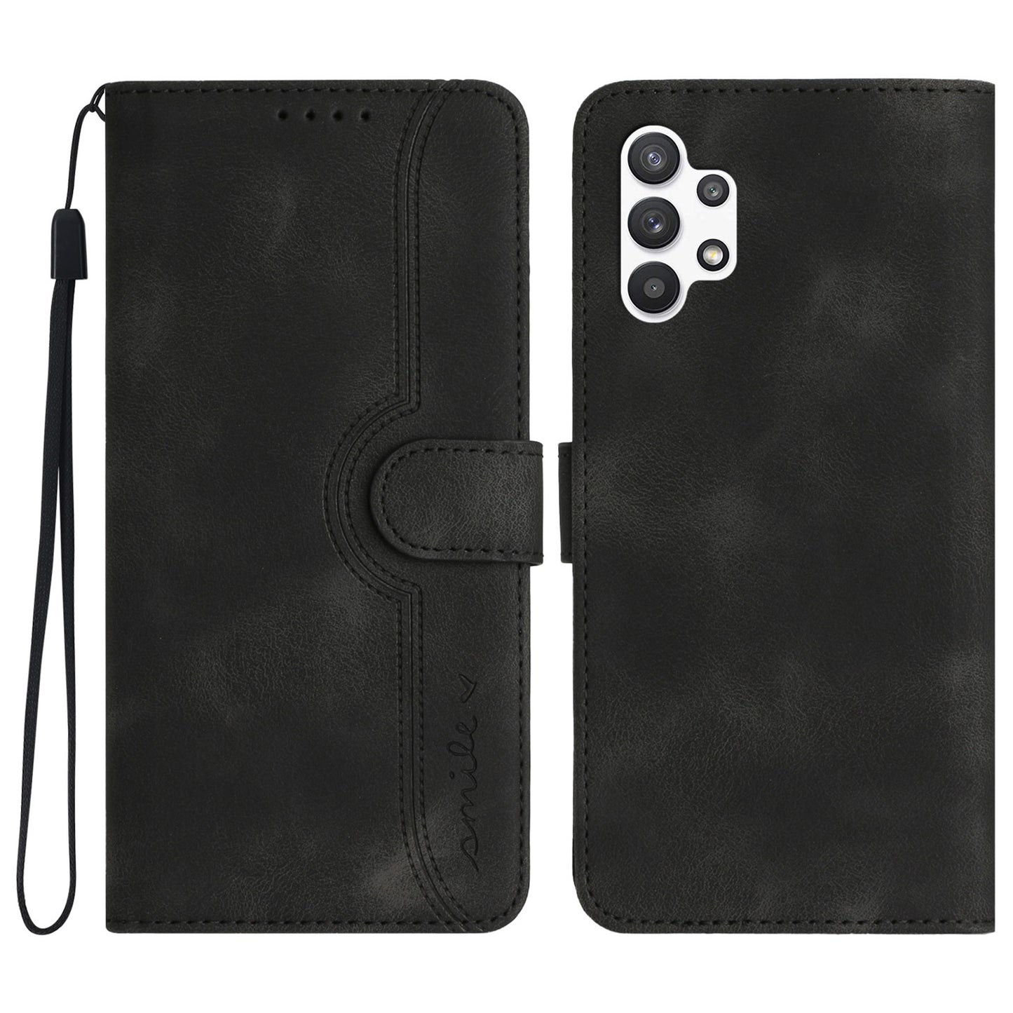 YX003 For Samsung Galaxy A13 4G PU Leather Flip Stand Phone Case Imprinted Wallet Cover